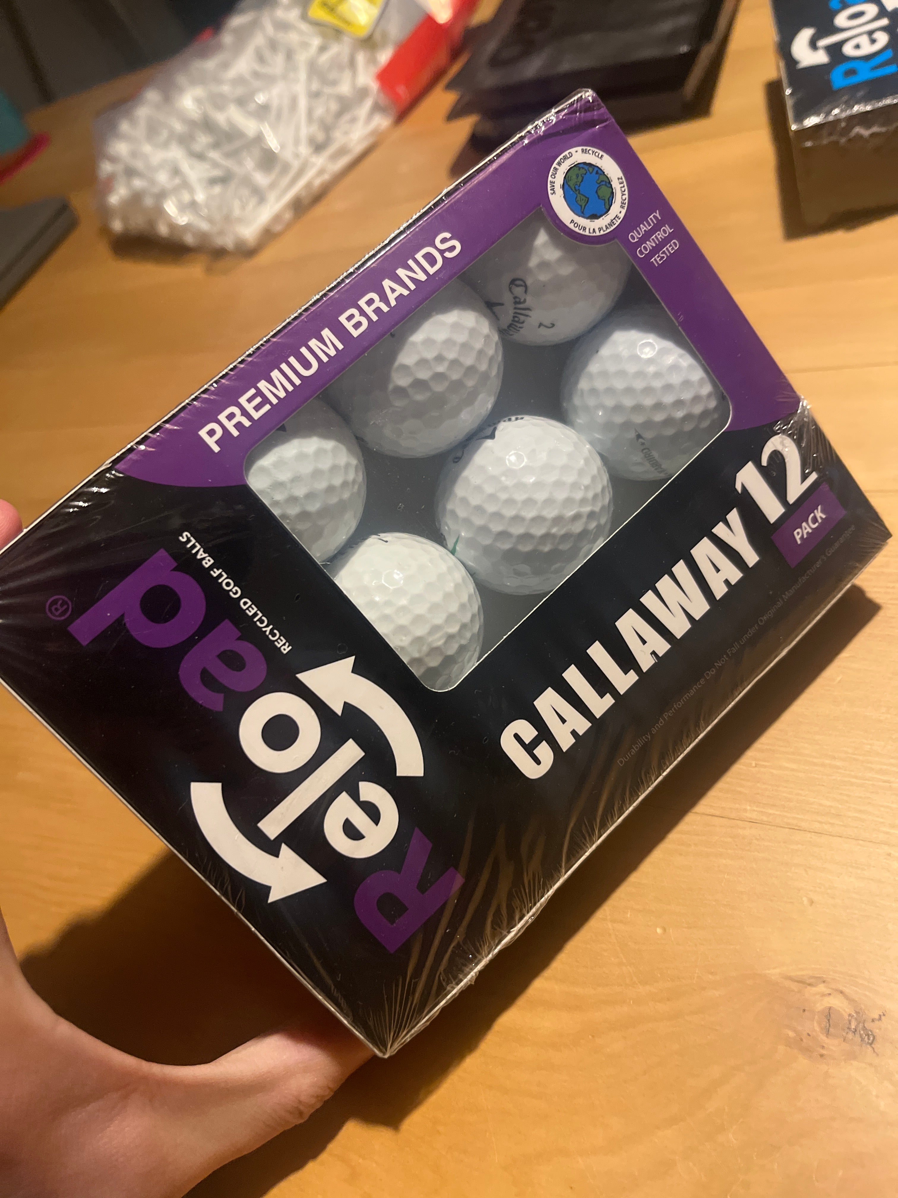 DOCENA PELOTAS RECICLADAS CALLAWAY