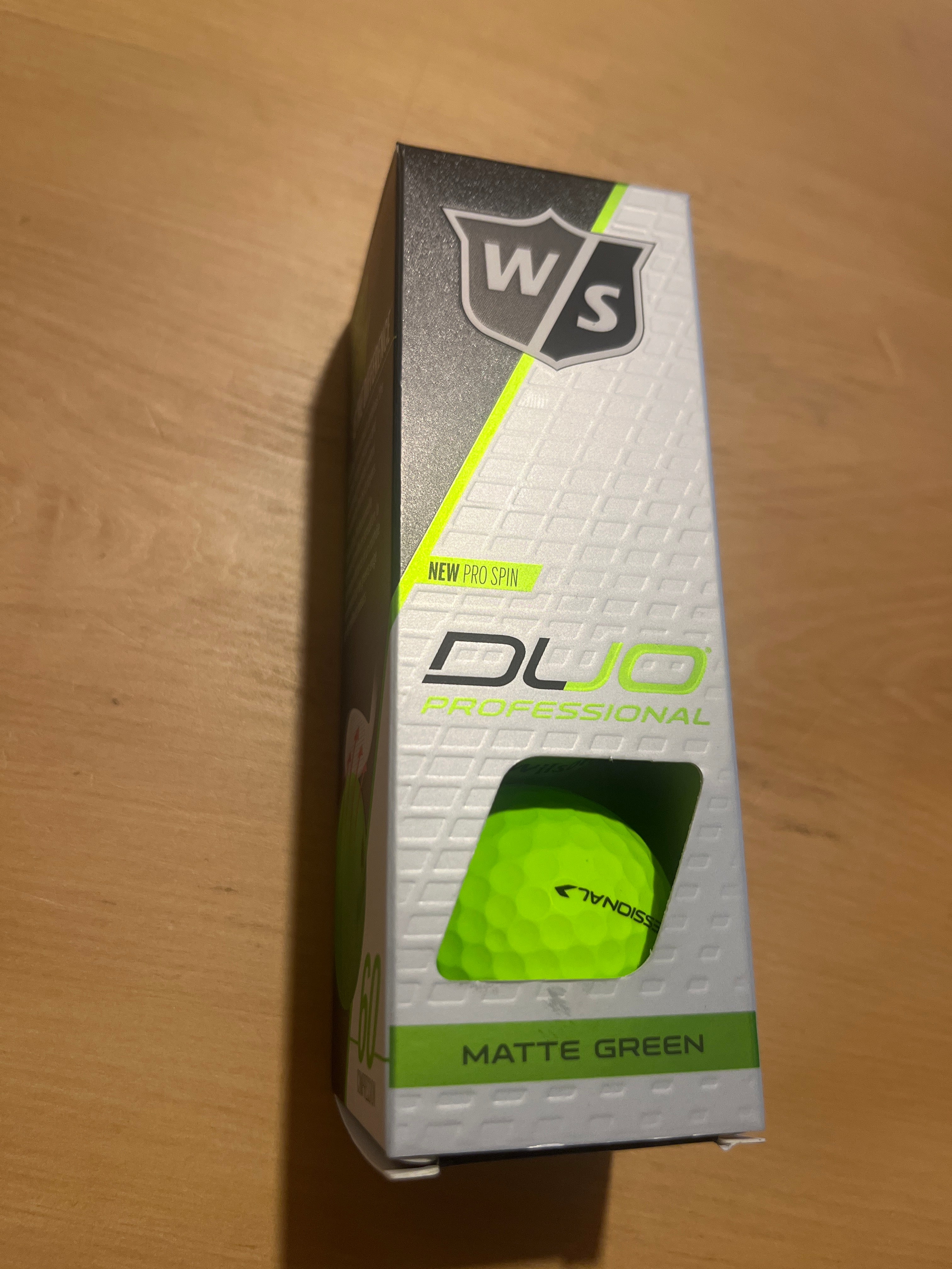TUBO PELOTAS WILSON DUO PROFESSIONAL MATTE GREEN