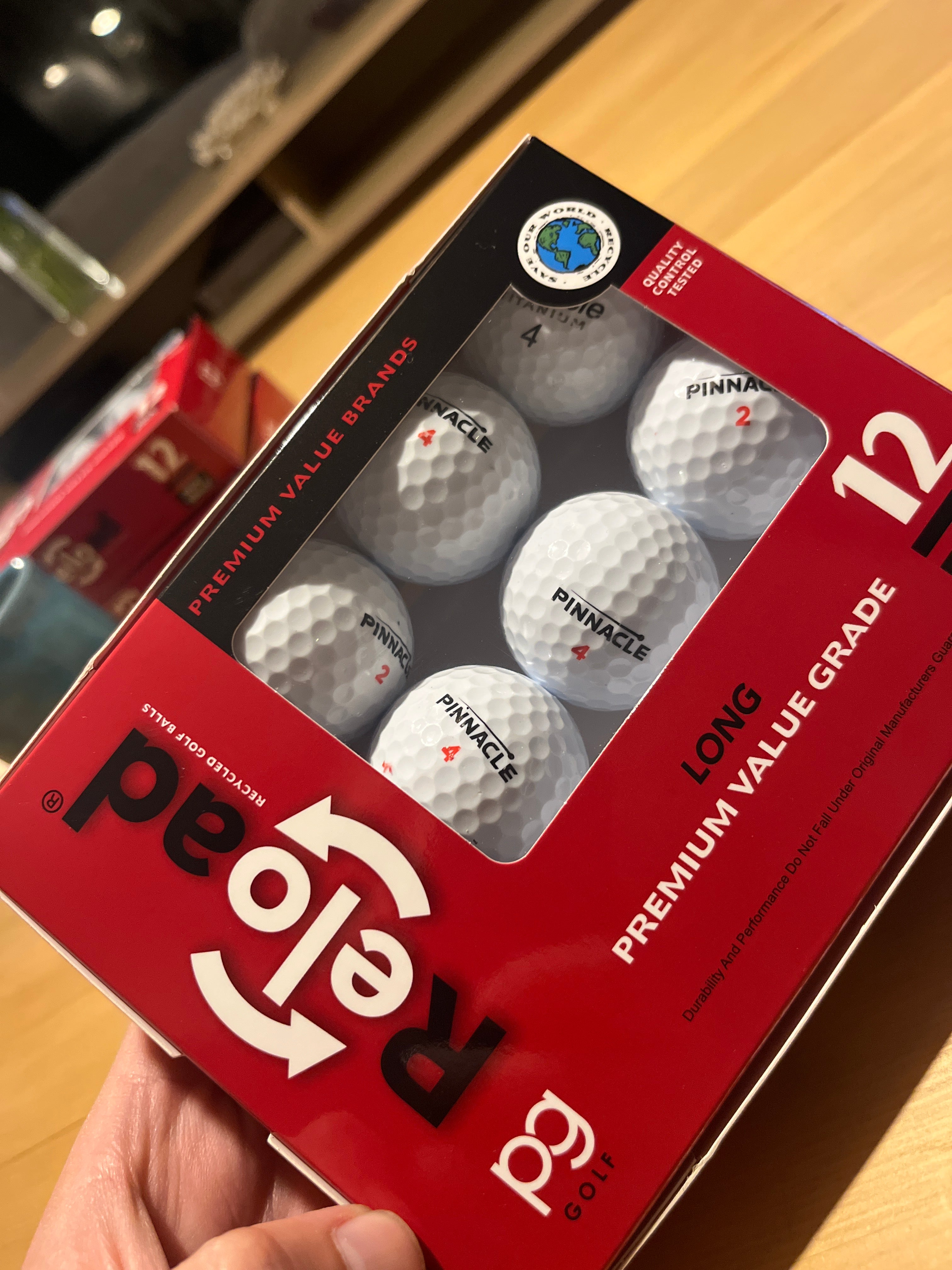DOCENA PELOTAS RELOAD MARCA PINNACLE