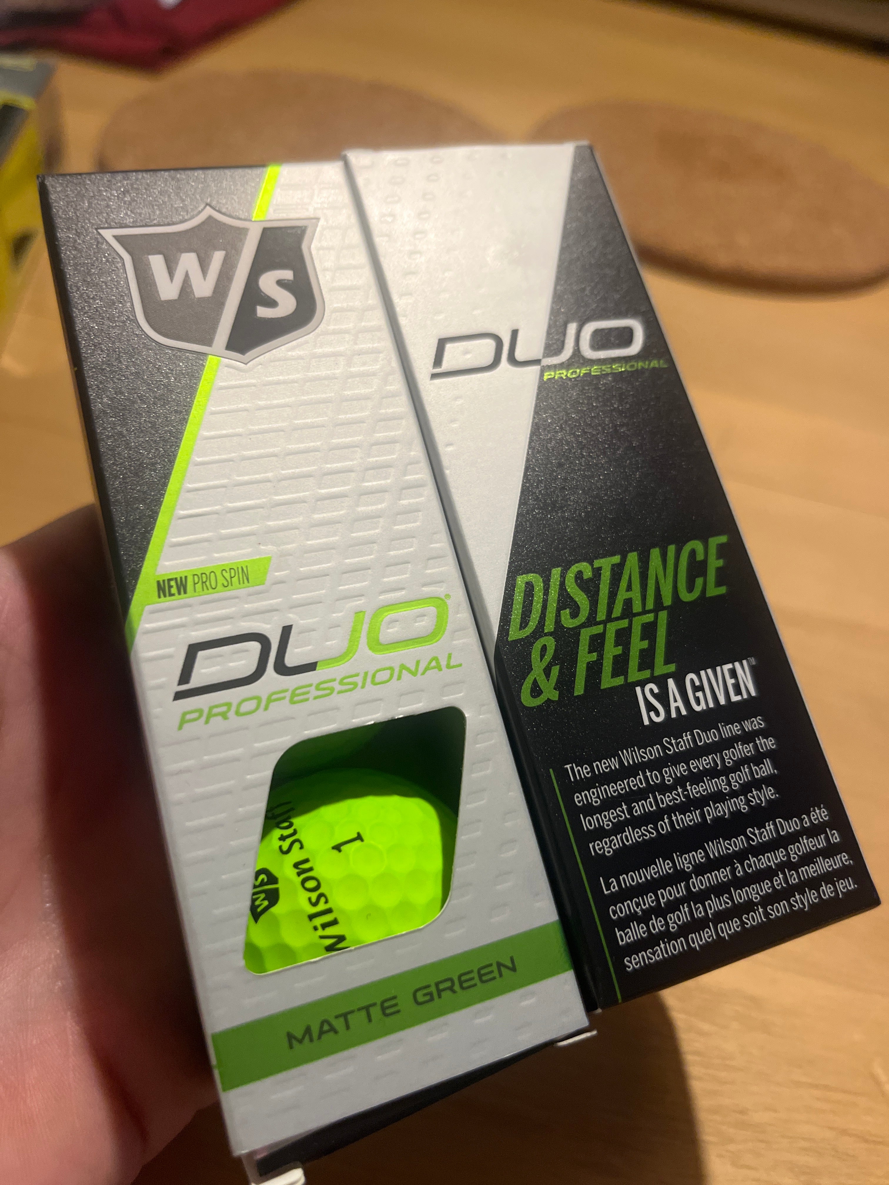 TUBO PELOTAS WILSON DUO PROFESSIONAL MATTE GREEN